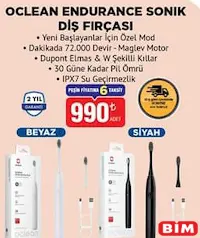 OCLEAN ENDURANCE SONİK DİŞ FIRÇASI fiyat ve kampanya bilgisi